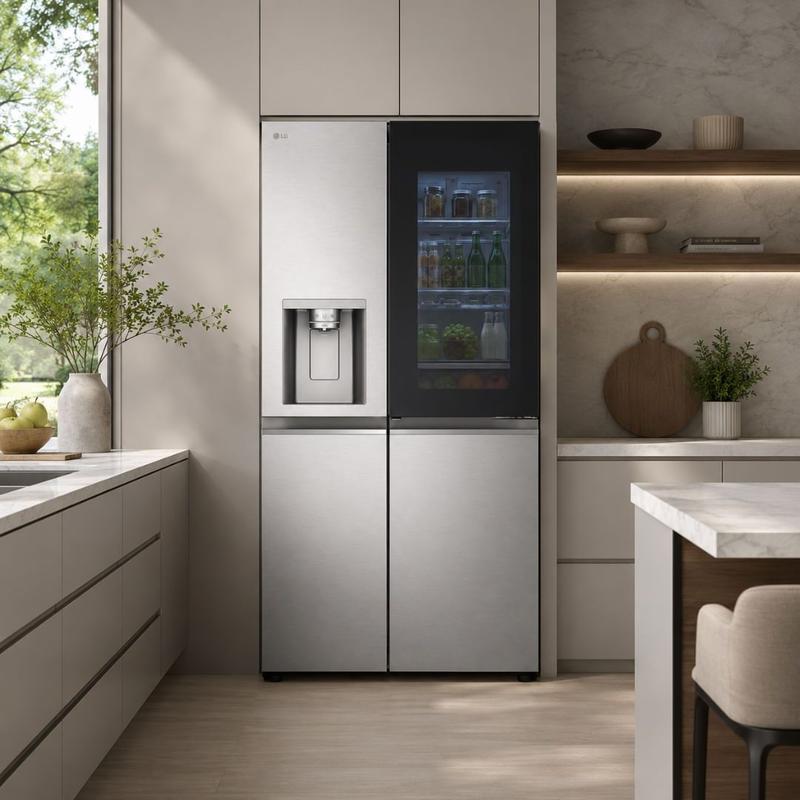 Geladeira LG Smart Side by Side Inverterr Frost Free itros 628